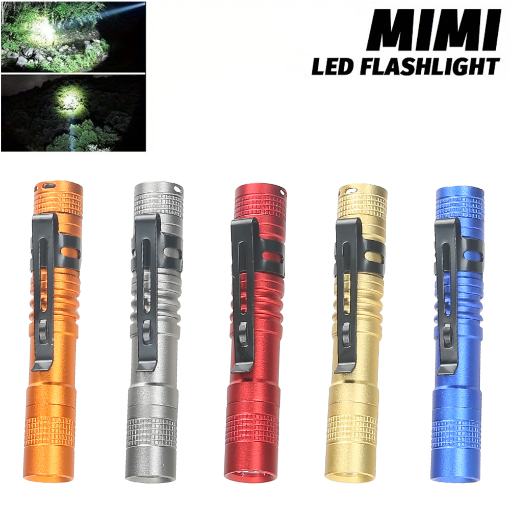 Outdoor Lighting Setup - Mini stylo LED Portable avec pince,