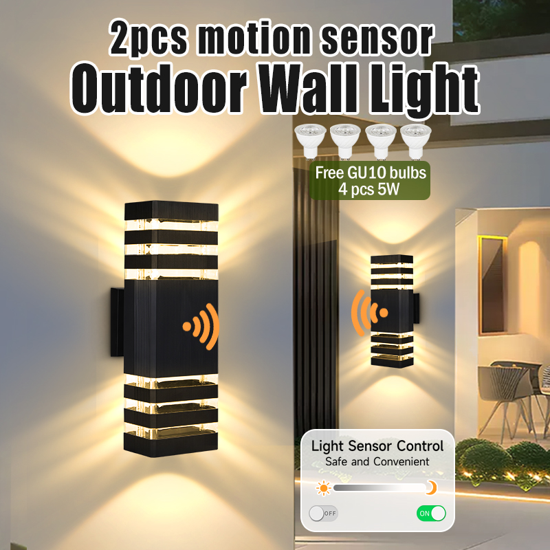 Xl Outdoor Lighting - Lampe murale extérieure à capteur de