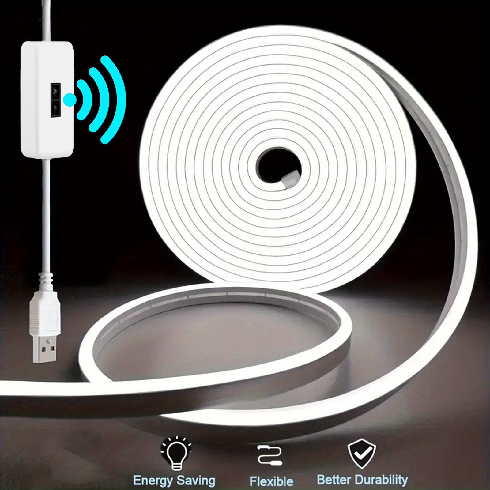 Outdoor Lighting Timer Switch - Bande lumineuse LED néon avec capteur