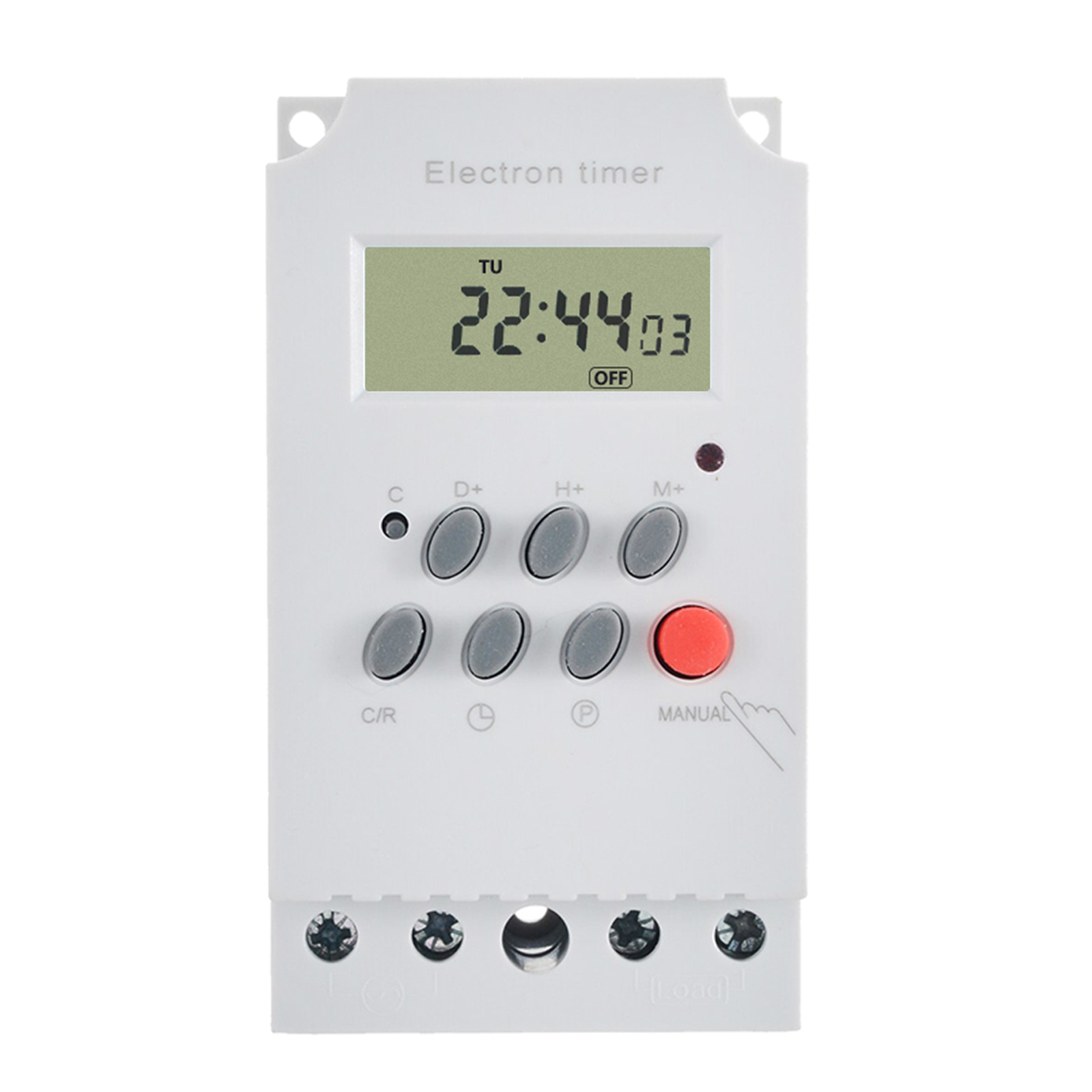Outdoor Lighting Timer Switch - Minuterie numérique Programmable AC 220V 25A,