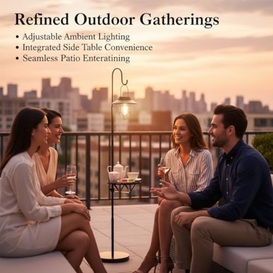 Lampadaire solaire avec table, - Outdoor Lighting Solar avis et prix