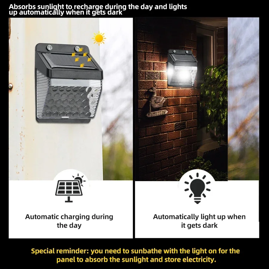 Lampe solaire LED avec capteur - Outdoor Lighting Solar avis et prix