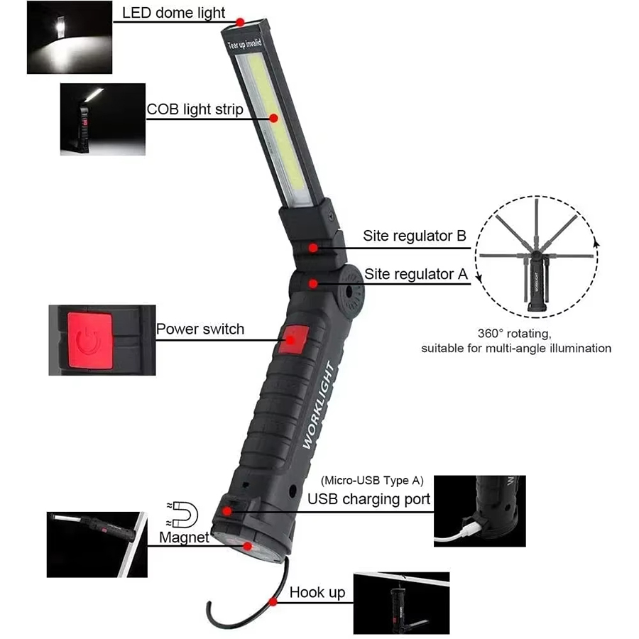Lampe de poche LED Portable av - Outdoor Lighting Setup avis et prix
