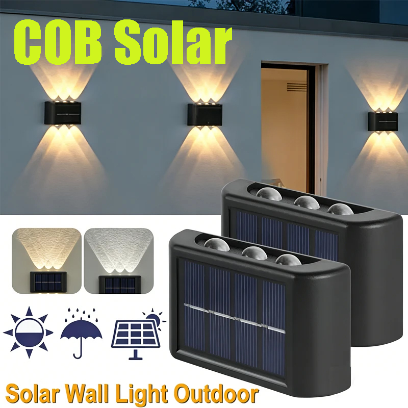 Lampe murale solaire COB, étan - Outdoor Lighting Solar avis et prix