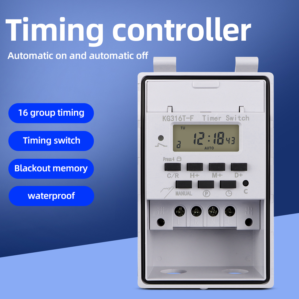 Minuterie numérique 220V 30A,  - Outdoor Lighting Timer Switch avis et prix