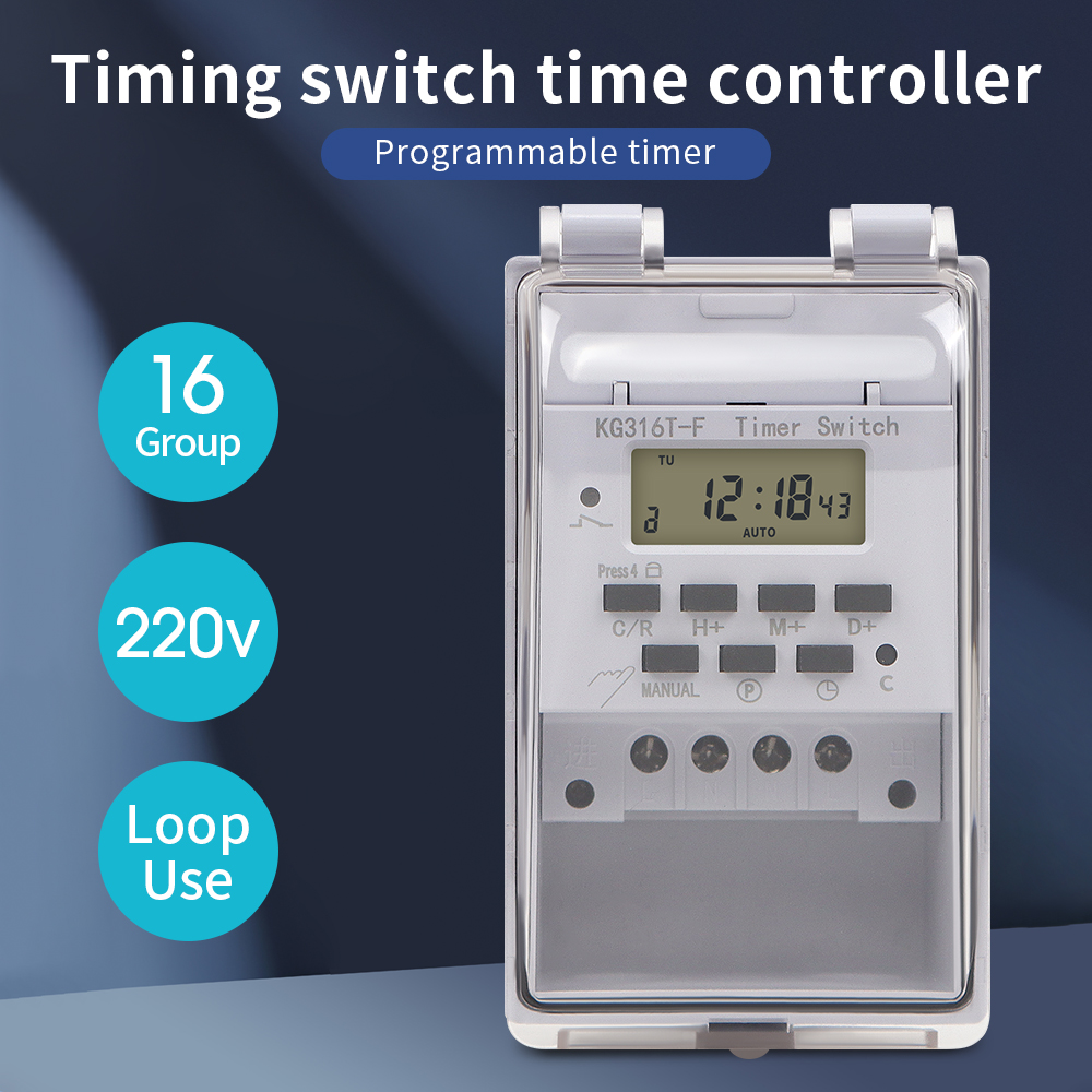 Minuterie numérique 220V 30A,  - Outdoor Lighting Timer Switch avis et prix
