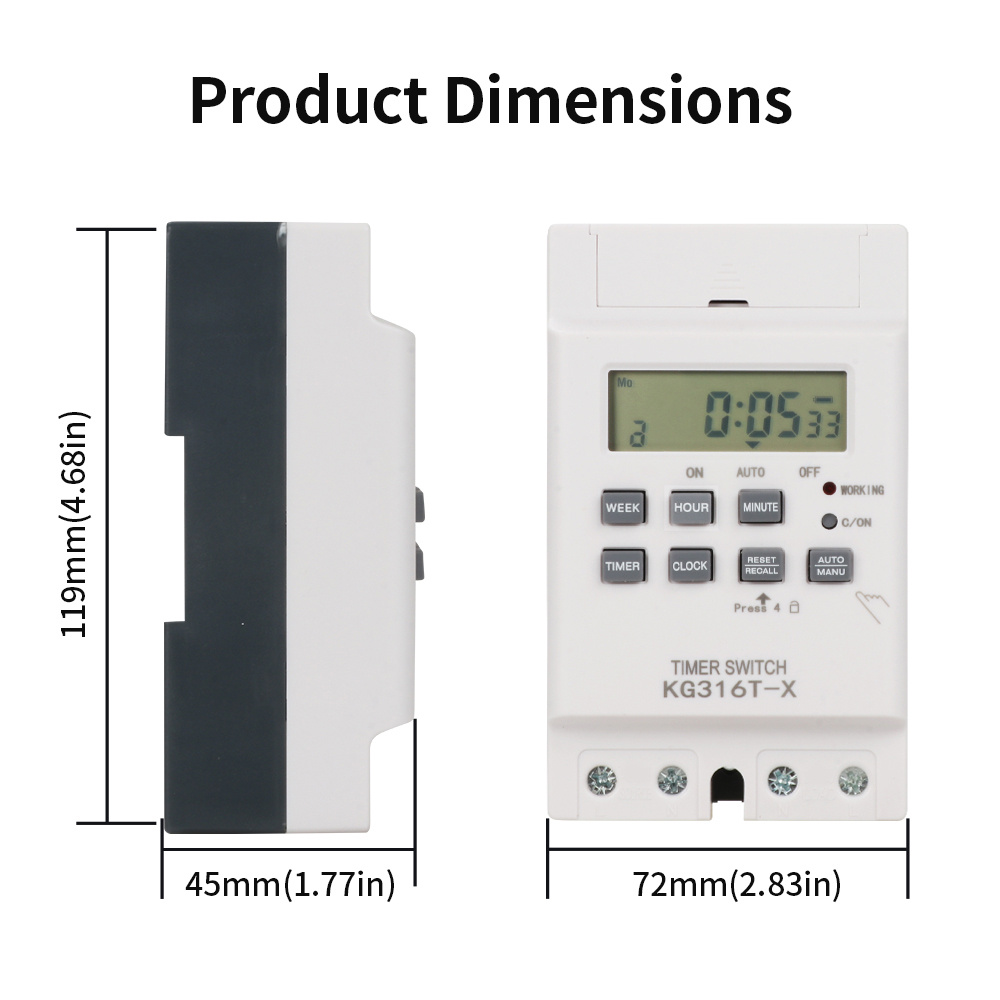 TNCE 30A commutateur de contrô - Outdoor Lighting Timer Switch avis et prix