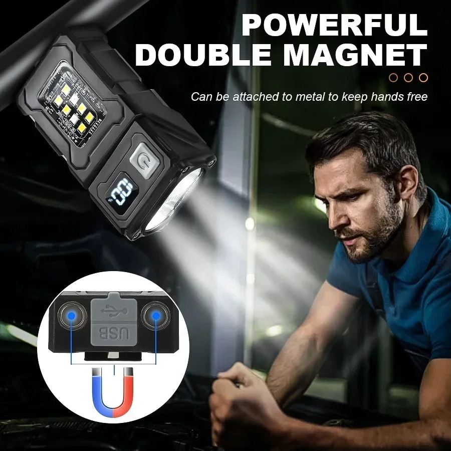 Mini lampe torche LED recharge - Outdoor Lighting Setup avis et prix