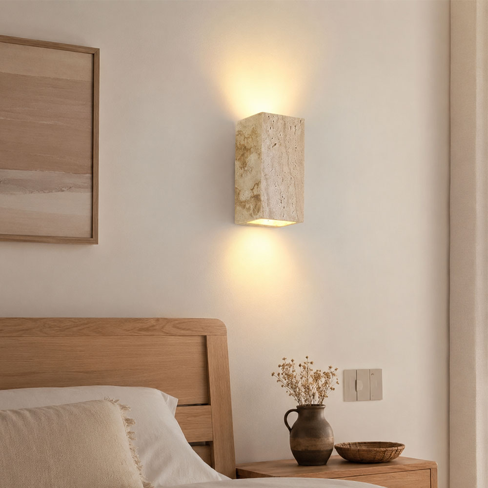 Lampe murale en pierre naturel - Xl Outdoor Lighting avis et prix
