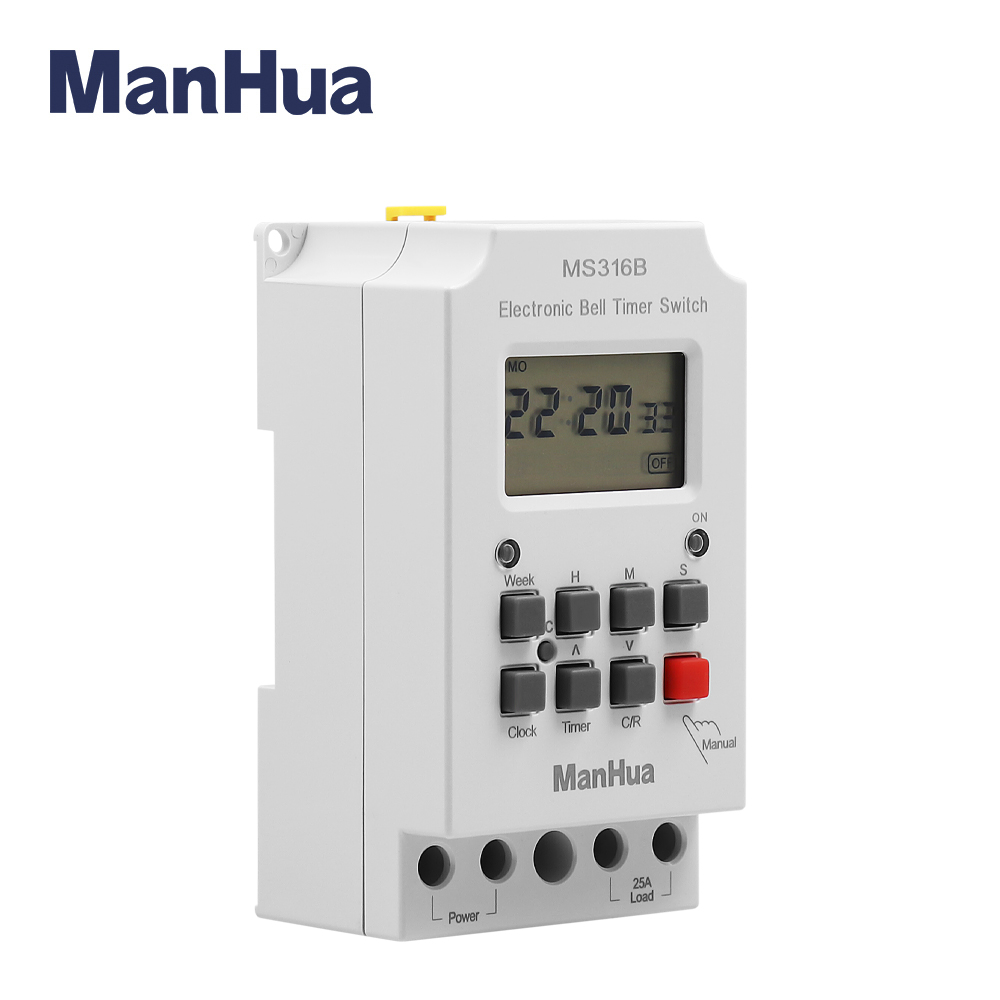 ManHua-Commutateur de minuteri - Outdoor Lighting Timer Switch avis et prix