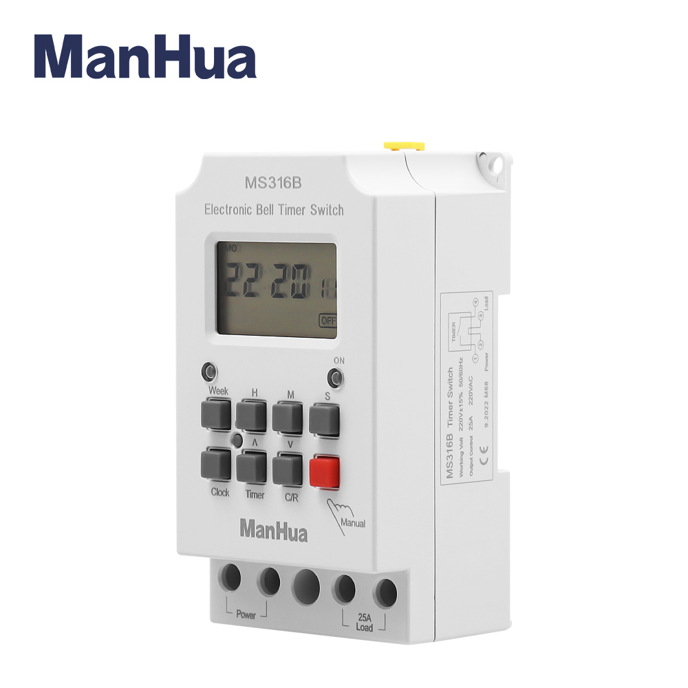ManHua-Commutateur de minuteri - Outdoor Lighting Timer Switch avis et prix
