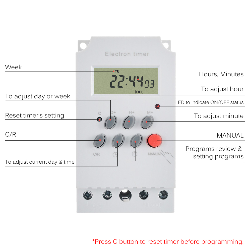 Minuterie numérique Programmab - Outdoor Lighting Timer Switch avis et prix