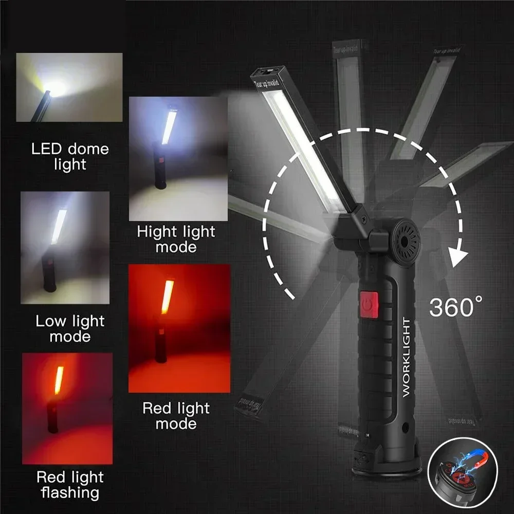Lampe de poche LED COB, torche - Outdoor Lighting Setup avis et prix