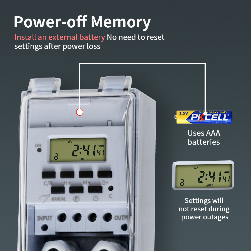 Minuterie TNCE 30A, contrôleur - Outdoor Lighting Timer Switch avis et prix