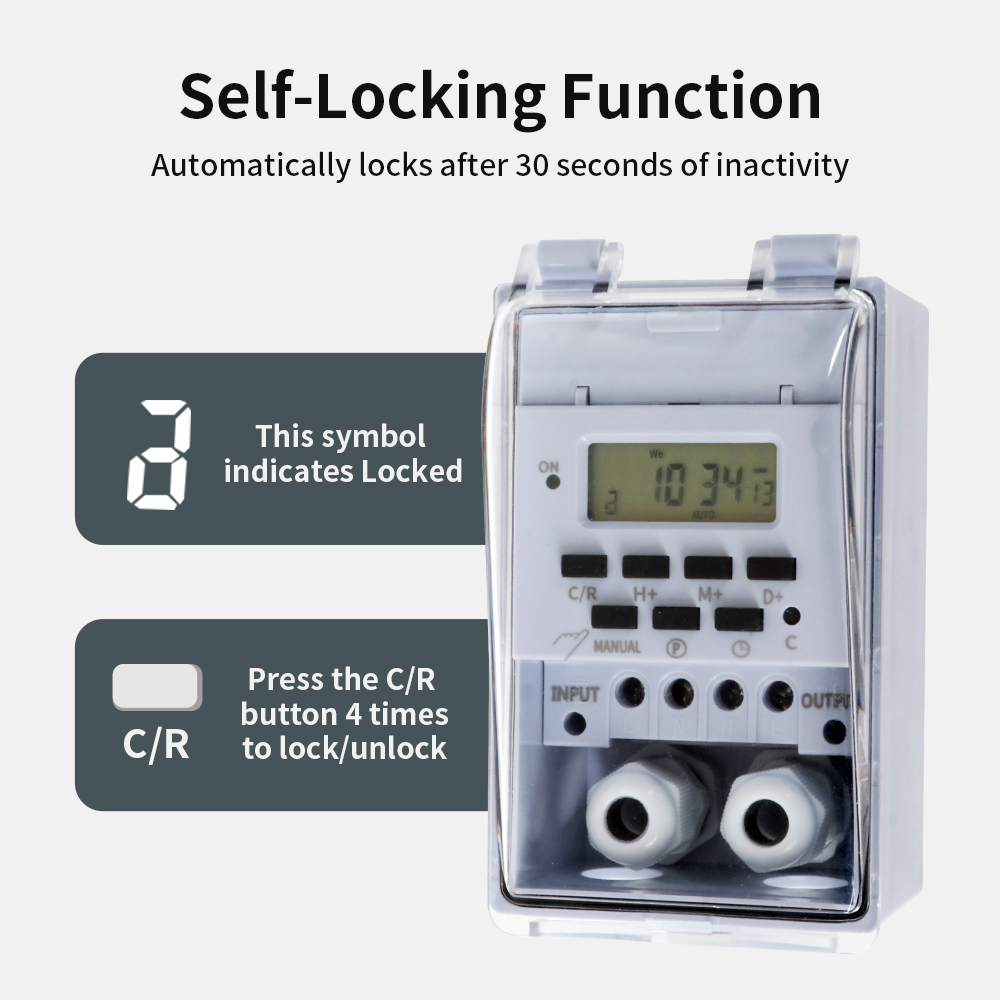 Minuterie TNCE 30A, contrôleur - Outdoor Lighting Timer Switch avis et prix