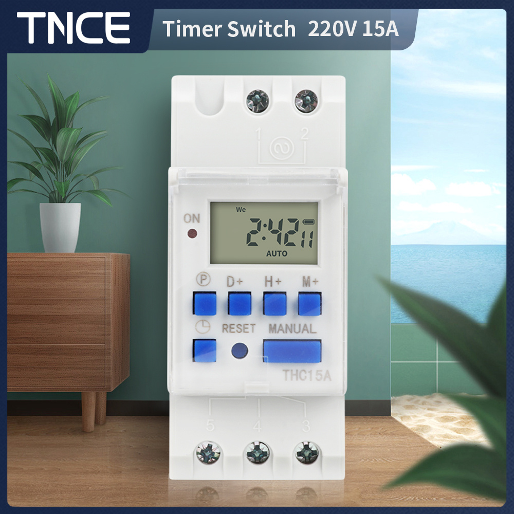 TNCE 220V minuterie interrupte - Outdoor Lighting Timer Switch avis et prix