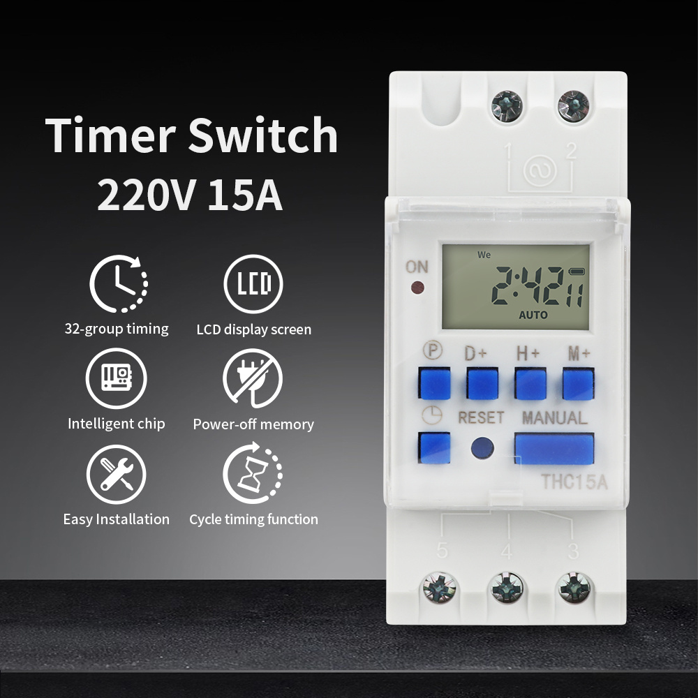 TNCE 220V minuterie interrupte - Outdoor Lighting Timer Switch avis et prix