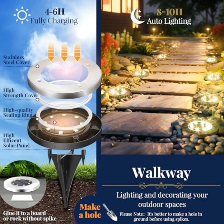 Lampes solaires au sol, lampes - Outdoor Lighting Solar avis et prix