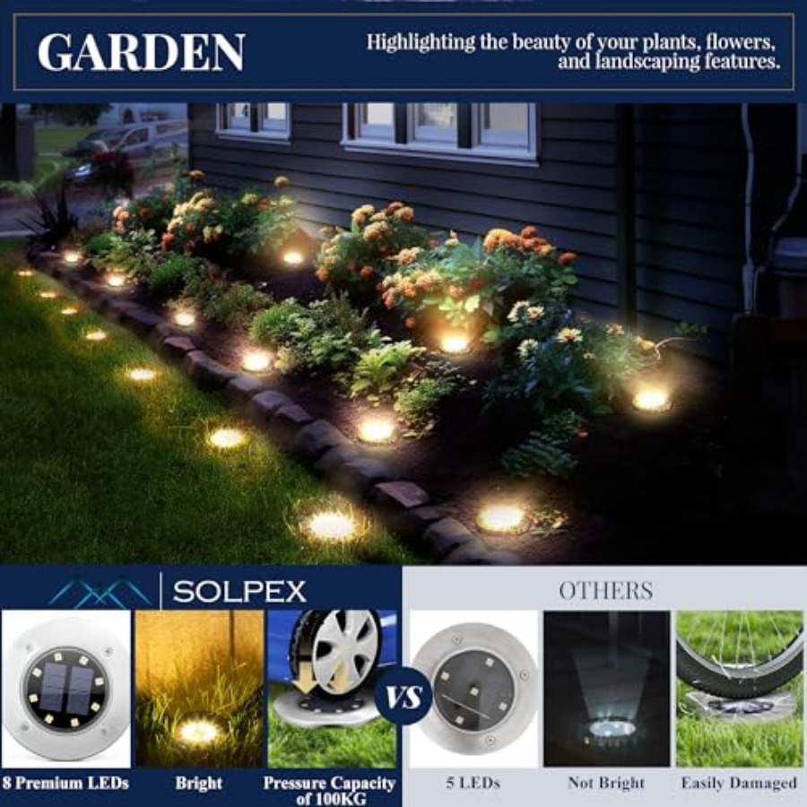 Lampes solaires au sol, lampes - Outdoor Lighting Solar avis et prix